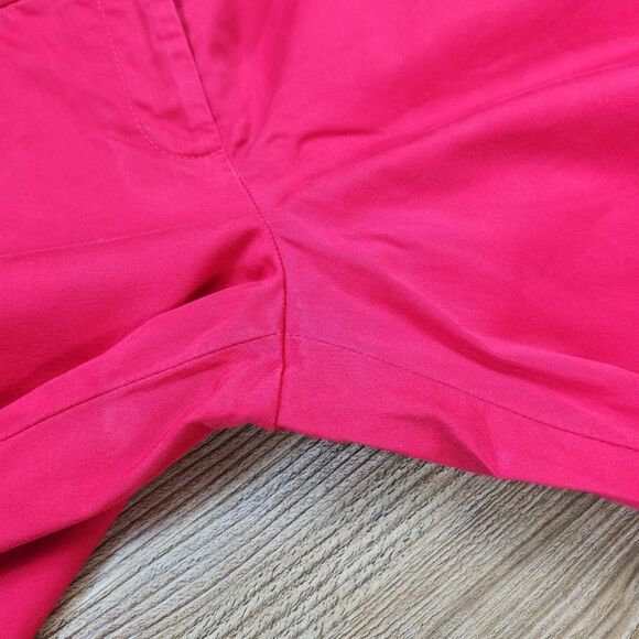 ☔️🐞Express Red Columnist Slim Flare Lowrise Pants Size 6 - Picture 9 of 10